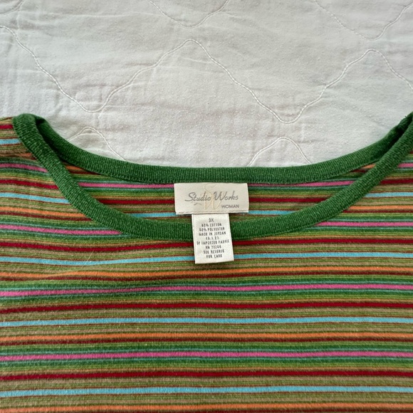 ‘Studio Works’ Striped Shirt, size 3X - Picture 1 of 4